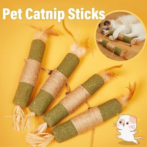 Catnip Stick Cat Toy Tooth Cleaning Molar Self-pleasuring Toy Cat Supplies