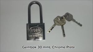 Rush Gembok Putih Leher Panjang 30mm / 40mm / 50mm / 60mm Bagus 30 40 50 60 mm eceran