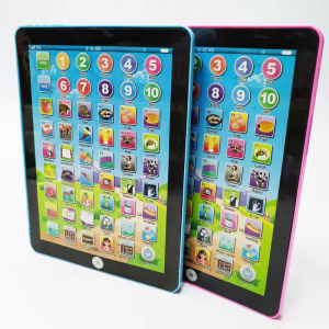 Voice Point Reading Machine Tablet Childrens English Learning Machine Simulation Computer Story Machine Puzzle Toy Pad Kid Pretend Games