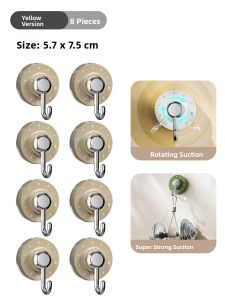 Zhifan | Vacuum Suction Hooks No Drilling Strong Load-bearing Wall Mount Towel Hook