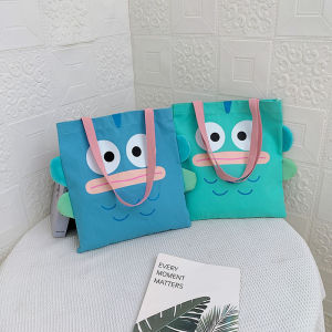 กระเป๋าผ้าแคนวาสความจุขนาดใหญ่สําหรับผู้หญิงเหมาะสําหรับการทํางานเดินทางช้อปปิ้งและนักเรียนใช้ทุกวันกระเป๋าสะพายอเนกประสงค์