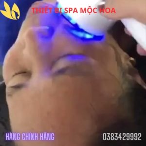 Búa Lạnh Mini Massage Điện Di Tinh Chất Mở Lỗ Chân Lông Kết Hợp ION Lạnh và Ánh Sáng Xanh Thẩm Thấu Tinh Chất Sâu