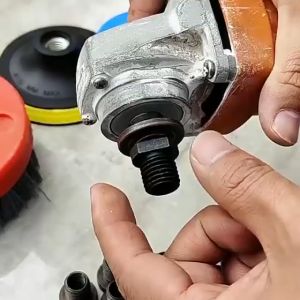 New!! 1 Buah Konverter Gerinda 4" M10 Ke M14/M16 Adaptor Gerinda 100mm untuk Mesin Gergaji Alat Poles Bor ( BISA COD )