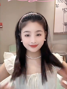 Ladies foldable pearl headband with anti slip design - available in black and pearl powder with headband and headband accessories