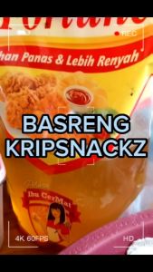 Basreng bulat cikruh dan basreng original daun jeruk