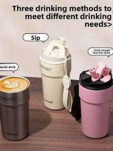 BIZE | Ceramic Lined Portable Insulation Mug for Female Students