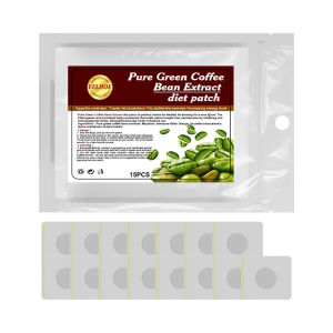 Eelhoe Pure Green Coffee Bean Extract Diet Patch Wonder Patch Women Belly Wing Abdomen Slimming Artifact Tummy Slimming Sticker Weight Loss Flat Tummy Products Health Weight Loss Navel Sticker Magnetic Slim Detox Adhesive Sheet Fat Burning Diet Patch Pads