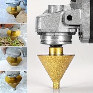 Diamond Cone Tile Bit Diamond Beveling Chamfer Bit Countersink Drill Bits for Existing Holes Enlarging Shaping Trimming in Til