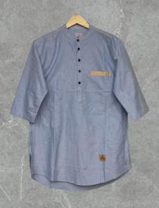 KURTA LENGAN 3/4 PAKAIAN MUSLIM/ PAKAIAN PRIA MUSLIM/ KURTA SAJUAK/ KOKO PAKISTAN/ ATASAN PRIA