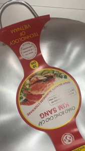 Chảo nhôm 2 quai Kim Sang cao cấp 38cm