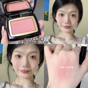 Matte Single Color Cheek Palette Highlighting Natural Flushed Look Blush on Creamy Texture Easy to Apply for Daily Use