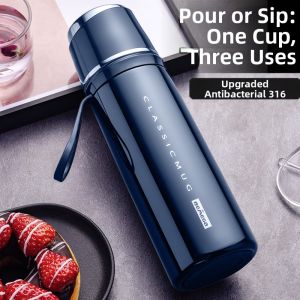 Bemega | Retro High Aesthetic Stainless Steel Thermos Large Capacity