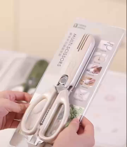 Classy Luxe Magnetic Kitchen Scissors Multifunctional Scissors Household Stainless Steel Food Scissors Magnetic Suction