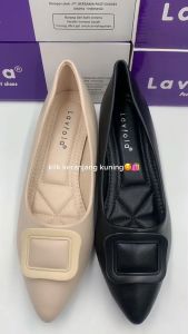 Laviola 3027 FFY - Pantofel Wedges Wanita tinggi 4 cm