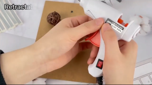 High-Quality 20W Mini Glue Gun 110-240V Electric Heat Gun with Switch Hot Melt Glue Sticks for DIY
