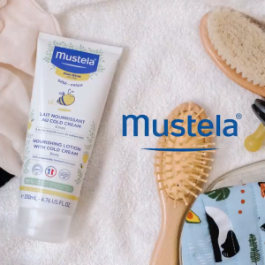 MUSTELA Nourishing Body Lotion With Cold Cream 200ml / Lotion Bayi Kulit Kering MAMA MATTEO BANDUNG