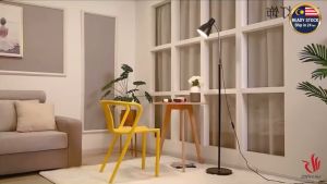 IKEA Style Adjustable LED Metal Stand Floor Lamp Reading Living Room Bedroom Decoration Lampu Lantai Membaca