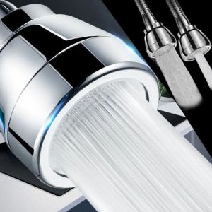 Multi-modes Kitchen Faucet Extender Nozzle Filter Adapter Bent Water Saving Tap Aerator 360 Swivel Bath Head Faucet Bubbler