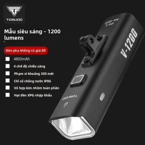 TOSUOD | Đèn Xe Đạp Bằng Nhôm TOSUOD Type-C 1000/1200/1500LM Đèn Pha LED Phía Trước Đèn Pin 4800mAh Tháo Lắp Nhanh Để Đi Xe Đạp IPX6 Chống Nước