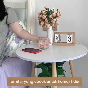 Meja Sudut Minimalis Meja Kopi Meja Samping Meja Bundar Meja Pojok Bunga