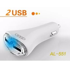 USB-551 ORIGINAL J&J QUICK CHARGING DOUBLE USB PORT 2.1A AND 1A FOR USE ON: UNIVERSAL VEHICLE AND TRUCK (12V-24V DC)