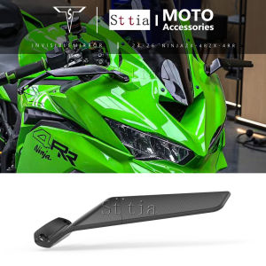 2024-2026 For Kawasaki Ninja ZX4R ZX4RR Adjustable Mirrors Sports Winglets Mirrors ZX-4R ZX-4RR Motorcycle Stealth Mirrors