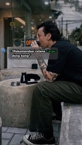 Celana Cargo Panjang Pria Dewasa Kompol Size 27-32 - Ridho Fashion - Lingkar Pinggang 74-84 cm (Detail Ukuran)