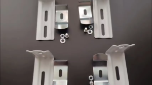 4pcs Window Blinds L Bracket Metal Combi Blinds Mounting Brackets Curtain Accessories