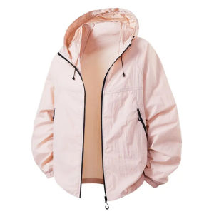 CHENMU | Áo Khoác Chống Nắng Mềm Nhẹ Thoáng Khí Nhanh Khô Có Mũ Trùm Đầu Phong Cách Mỹ Màu Tím