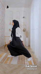 Byafhada - Rok sirwal Akhwat longgar nyaman anti tersingkap terbaru