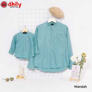 DHILY Kemko Adlan Kemeja Koko Couple Ayah dan Anak WARDAH