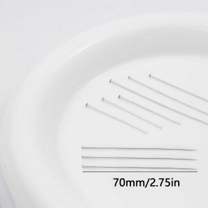 Stainless Steel T-shaped Needles 100/200pcs 20/25/30/35/40/50/70mm For Jewelry Making Findings Kits DIY Accessories Supplies