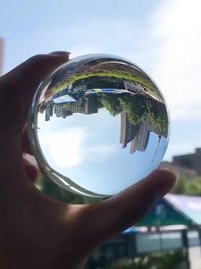 D2 Crystal Ball Perfect Lensball Clear Glass K9 Healing Sphere Photography Props New Artificial Crystal Lens Decorative Balls