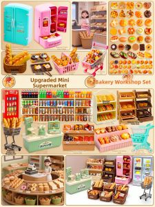 Mini Supermarket Toy Kit miniature and DIY for girls