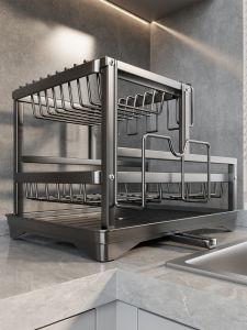 Multi-functional Kitchen Dish Rack Stainless Steel