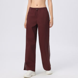 YANSE | High Waist Sporty Loose Trousers for Running Straight Leg Big Size