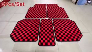PROTON X70 CARPET 5pcs(set) For PROTON X70 Thai Style Carpet Floor Car Mat Checkmate Dadu Dice