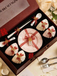 mornenjoy | Luxury Wedding Gift Dinnerware Set for New Couples