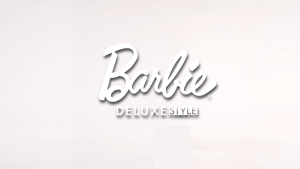 Barbie Deluxe Style Doll in Metallic Pink Outfit Blonde Hair Sparkly Corset Top and Shiny Pants (JFP40)