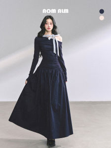 SHAOYEYAN | Retro and Stylish Off-shoulder Long-sleeve Maxi Dress