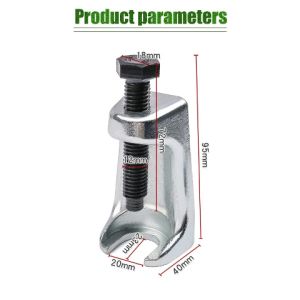 Universal Ball Joint Separator Tie Rod End Puller Pitman Arm Puller Steel Splitter Removal Tool Auto Repair Tool Hand Tool Car Ball Joint Separator Tie Rod End Puller Extractor Arm Puller Steel Splitter Removal Tool Auto Repair Tool