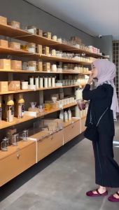 Rok Skirt Rainbow Knit Hornet Korean Style Terbaru Premium Bawahan Wanita Muslim Panjang Bisa COD