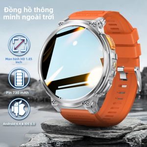 Đồng Hồ Thông Minh LIGE K66 Dành Cho Nam Màn Hình LED 1.85 Inch Gọi Bluetooth Thể Thao Ngoài Trời Pin 730mAh Bộ Nhớ 128MB Theo Dõi Sức Khỏe & Giấc Ngủ