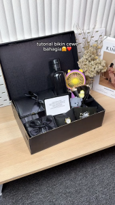 Hampers kado ulang tahun cewek Gift box kado cewek free mini gold paket lengkap isi 9 macam