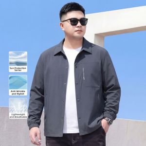 ZATUWOF | Light Business Turn-Down Collar Over-Sized Sun Protection Jacket