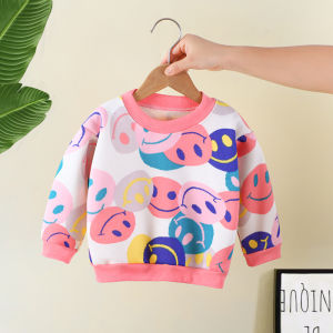 JIFANPAUL | Thickened and Fleece-lined Childrens Sweater for Autumn and Winter