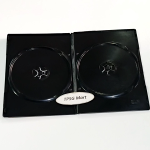 Hộp đựng đĩa CD DVD nhựa đen / Hộp đựng 2 đĩa
