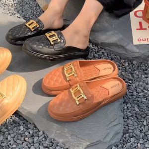 Falisar รองเท้าแฟชั่นผู้หญิงเเบบสวมรุ่น รองเท้าแตะ สลิปเปอร์ 8012-3