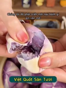 Bánh Việt Quất Sắn Tươi Thơm Ngon Ngọt Nhẹ Chứa Nhiều Dinh Dưỡng Bữa Sáng Lành Mạnh Đồ Ăn Vặt Healthy