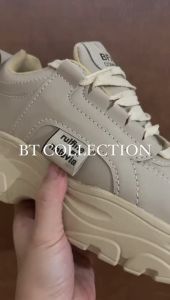 Sepatu Sneaker Wanita Korea Model Semiboot Sol Tinggi